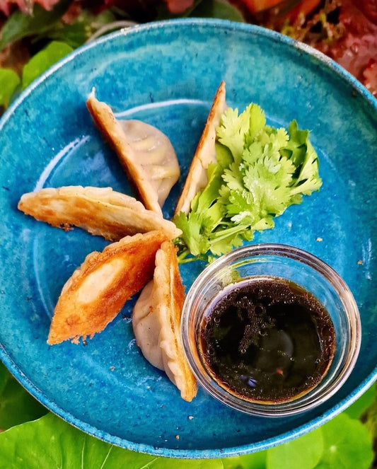 Gyoza med svampe