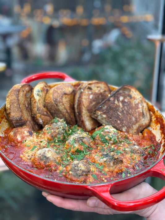 Onepot Meatballs i chunky tomatsauce - Go Morgen Danmark