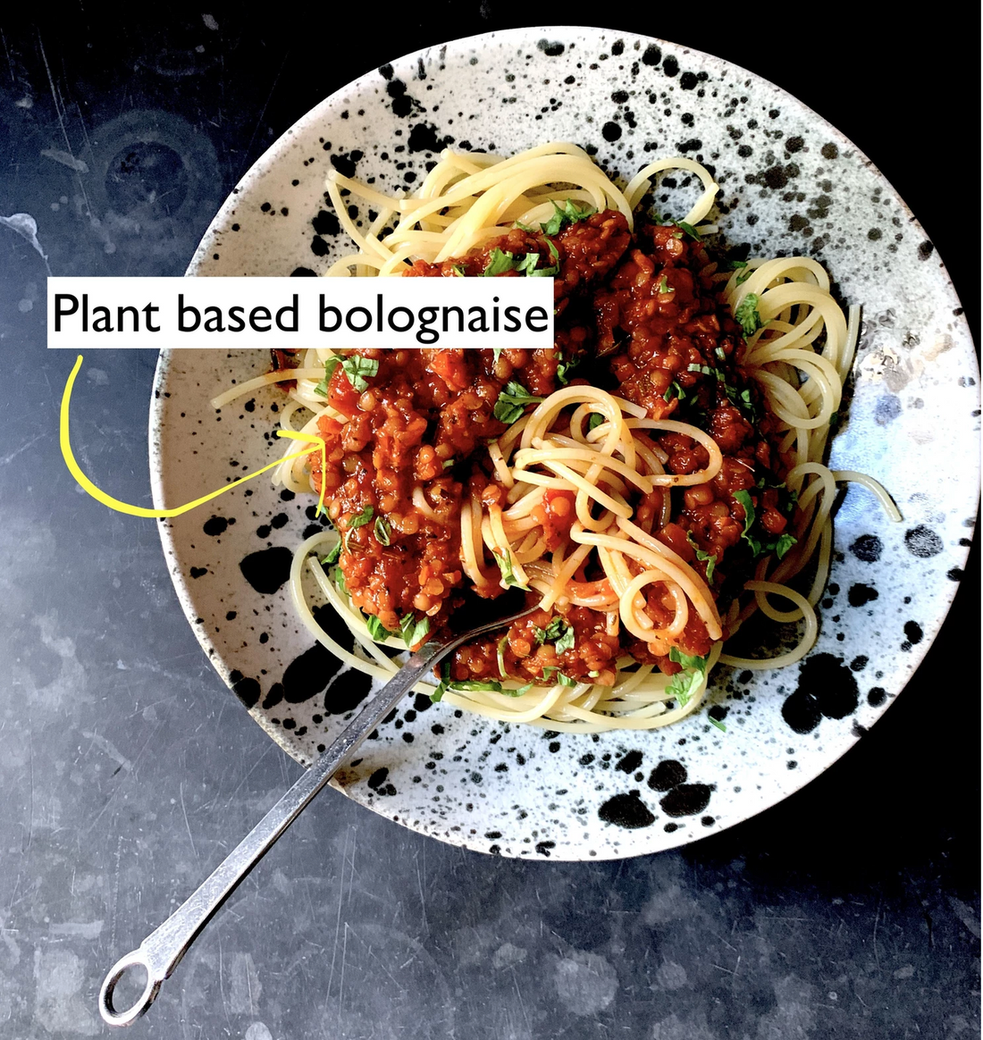 Plant based bolognese