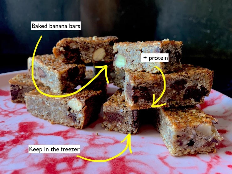Baked Banana Bars