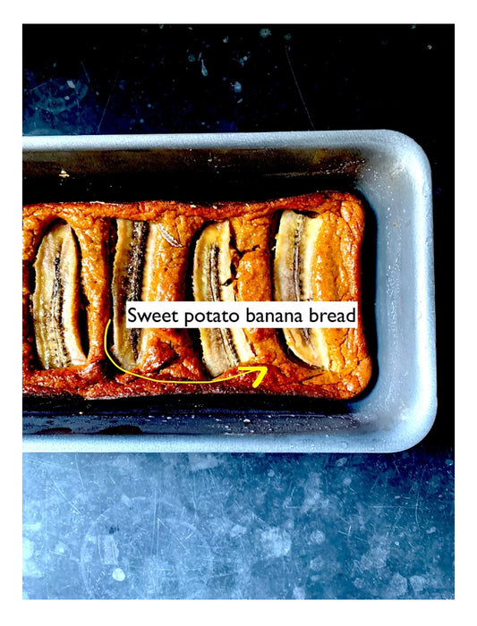 Banana bread - with sweet potato