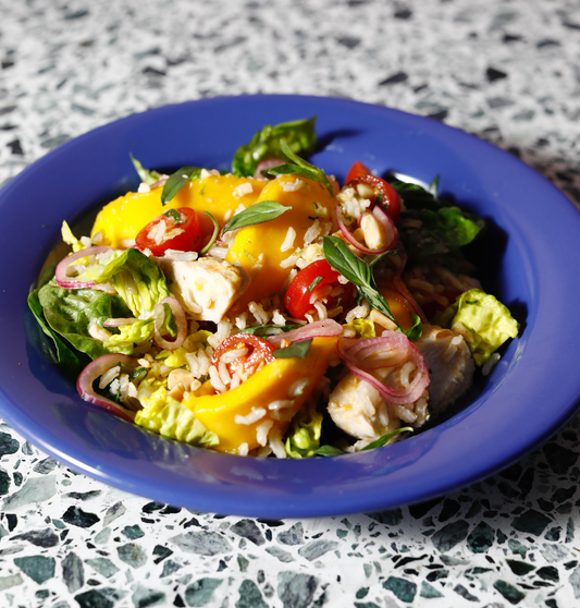 Salat med Kylling og mango - Le Gulekalender