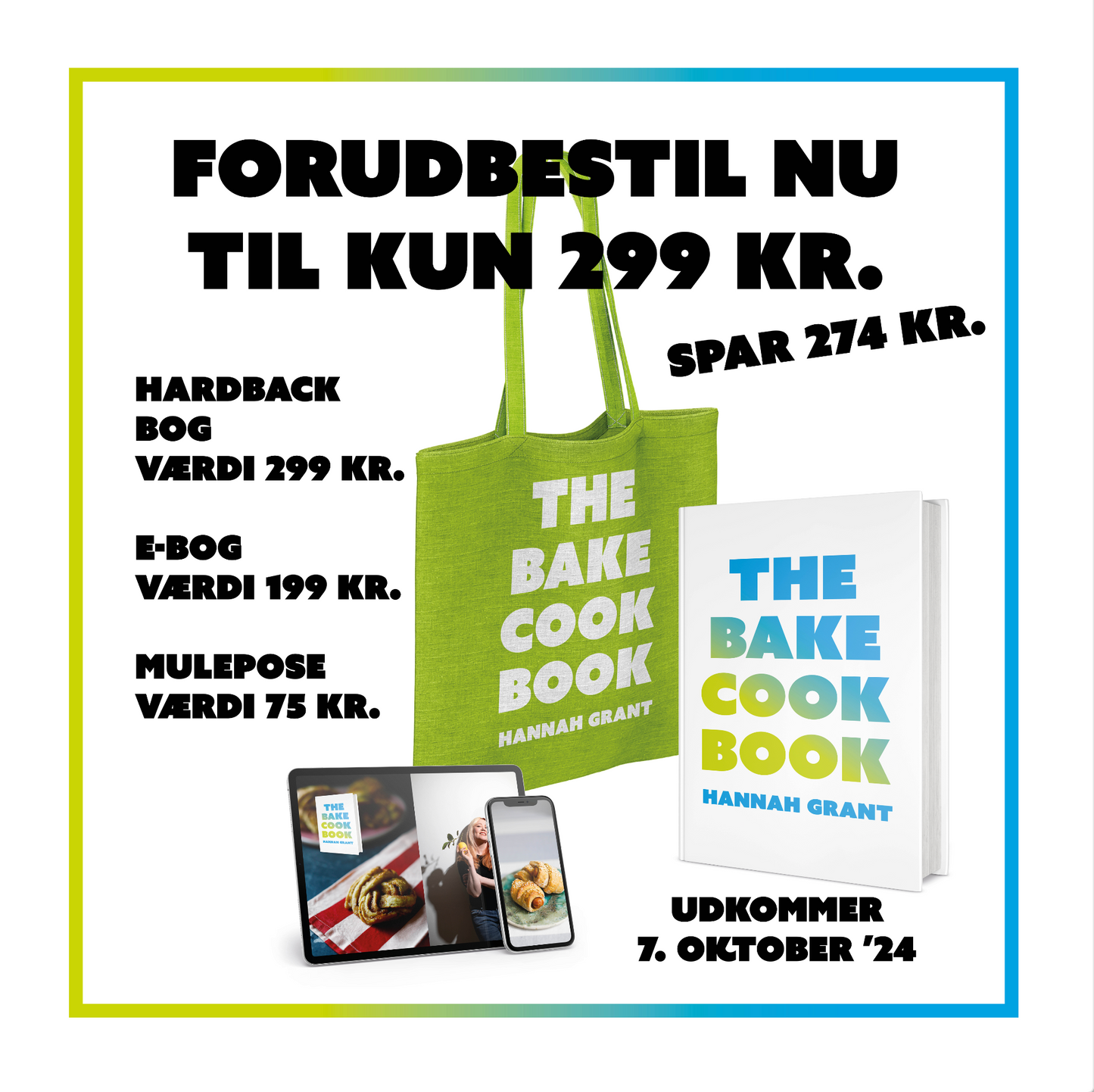 The Bake Cookbook Forudbestilling (udkommer 7. Okt. 2024)