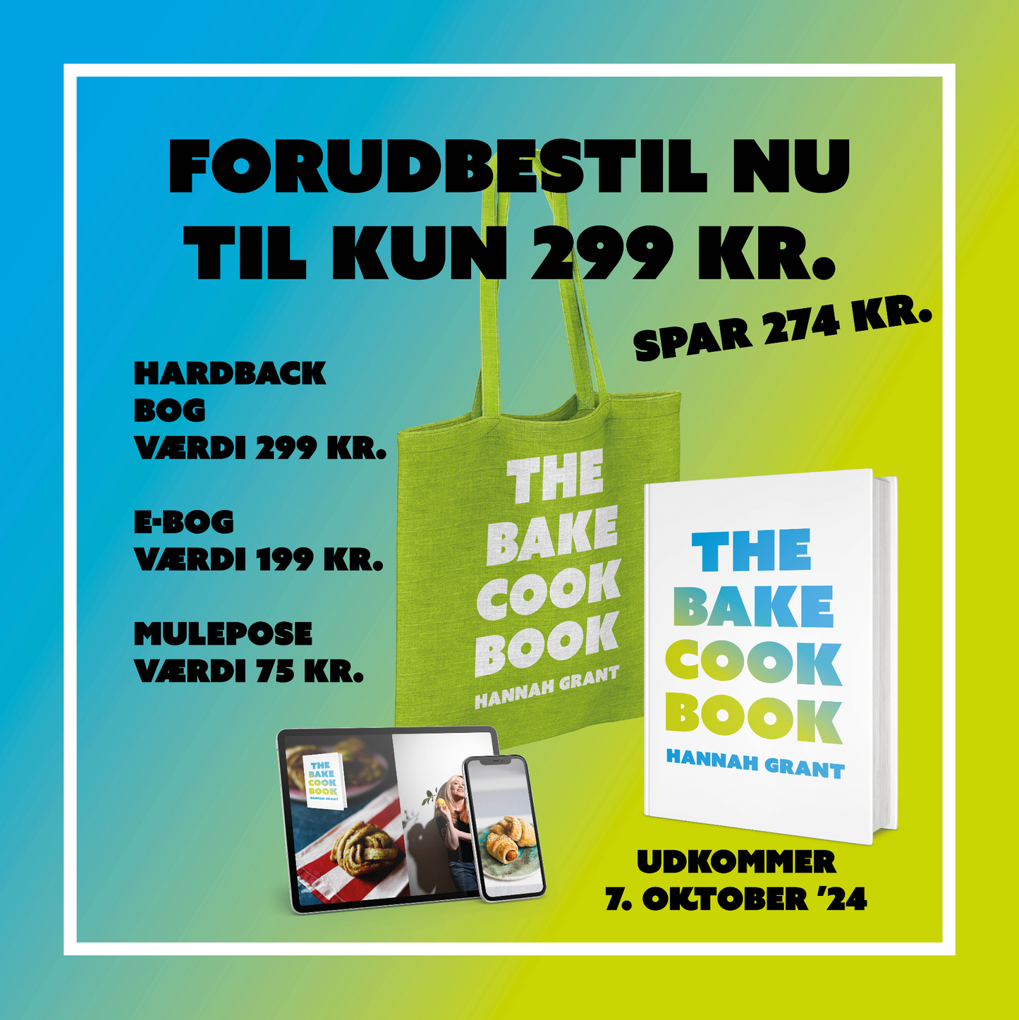 The Bake Cookbook Forudbestilling (udkommer 7. Okt. 2024)