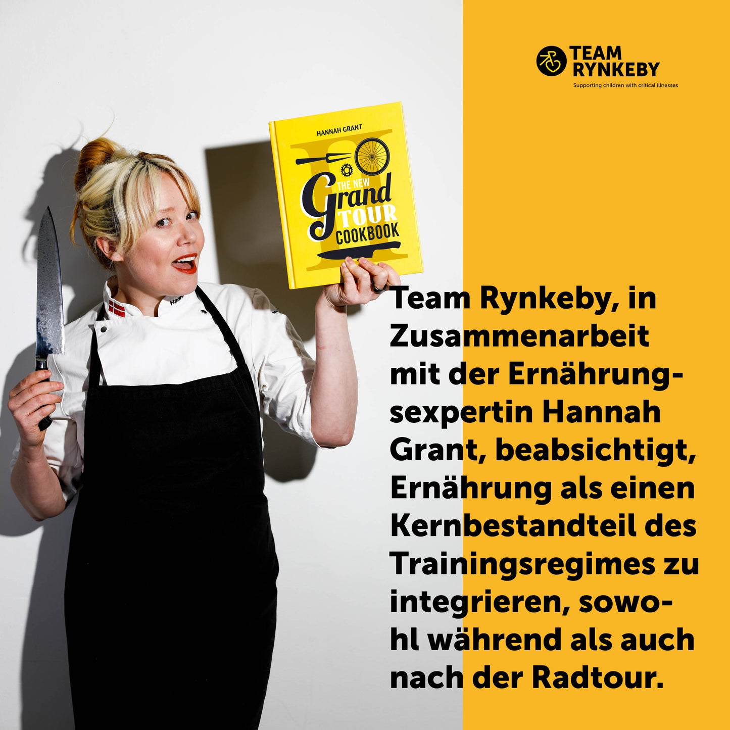 Team Rynkeby DE  x Das neue Grand Tour Kochbuch 2
