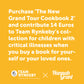 Team Rynkeby International  x The New Grand Tour Cookbook 2