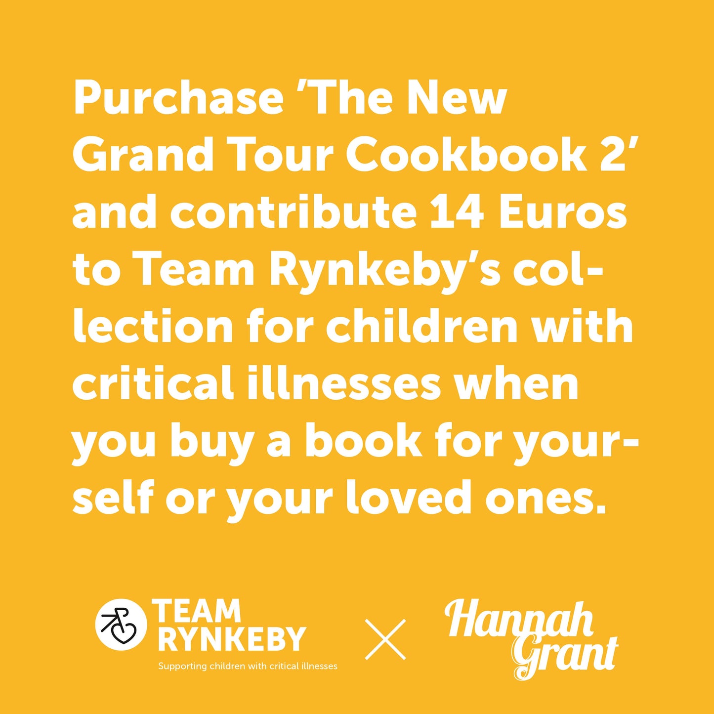 Team Rynkeby Island/Færøerne  x The New Grand Tour Cookbook 2