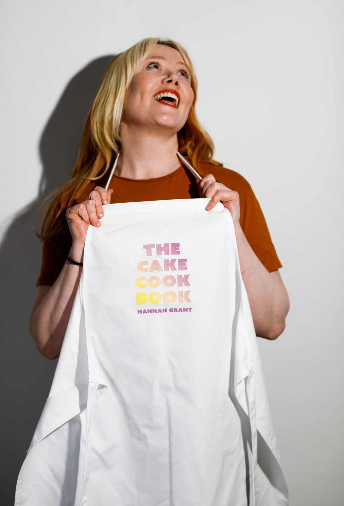 White Chefs Apron - The Cake Cookbook design